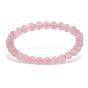 pulsera cuarzo rosa